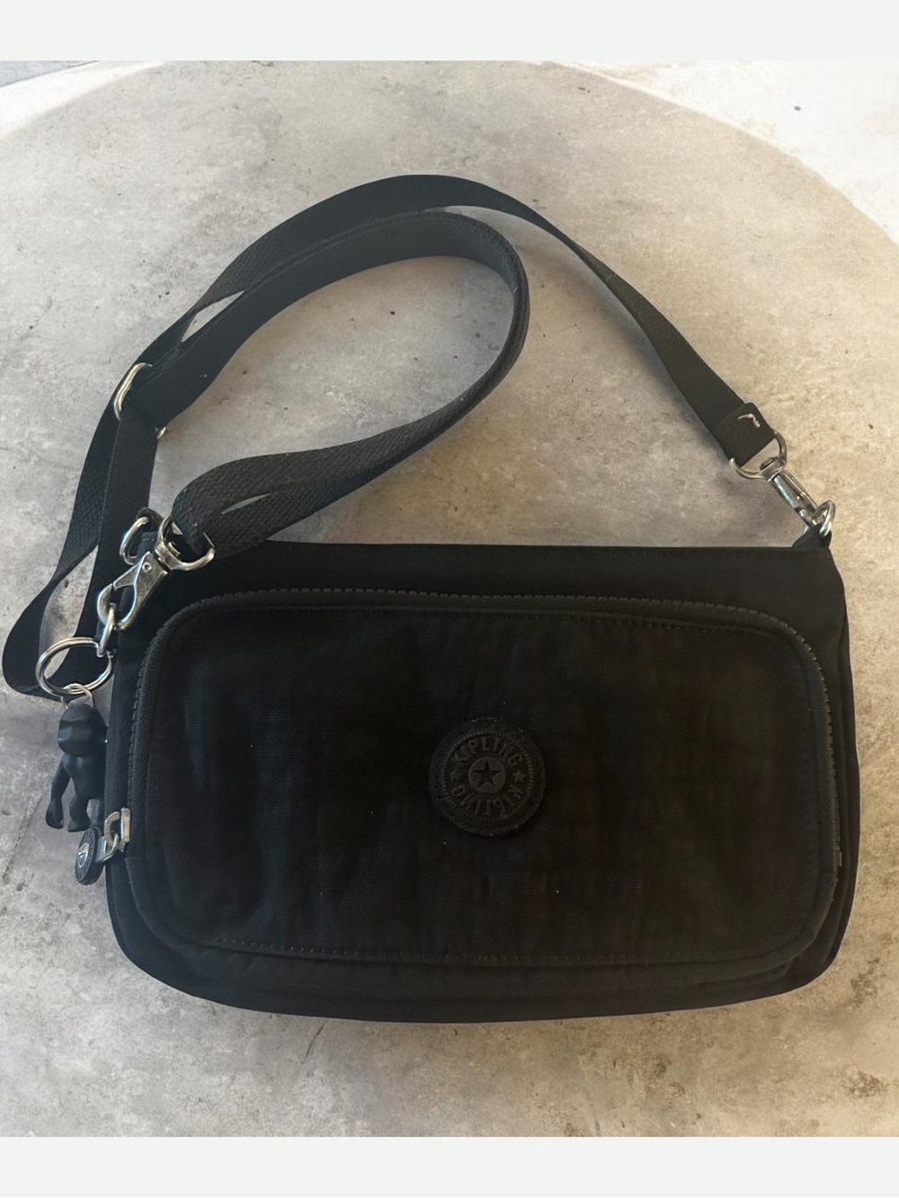 Kipling Myrte Convertible Crossbody Black Bag